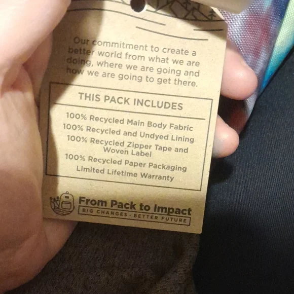 Jansport Youth Unisex Tie Dye Backpack New with tags - Picture 7 of 12